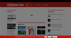 Desktop Screenshot of hergehoert.de