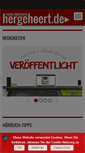 Mobile Screenshot of hergehoert.de