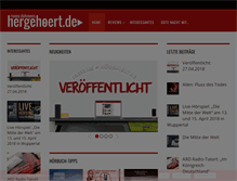 Tablet Screenshot of hergehoert.de